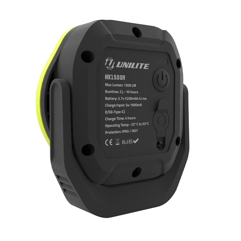 Unilite HX1500R Rechargeable Dual LED Work Light - 1500lm