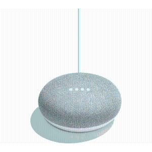 WIZ Smart Glass Table Top Lamp with Google Mini