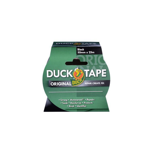 Duck Tape Silver 25 x 50 Black 211109